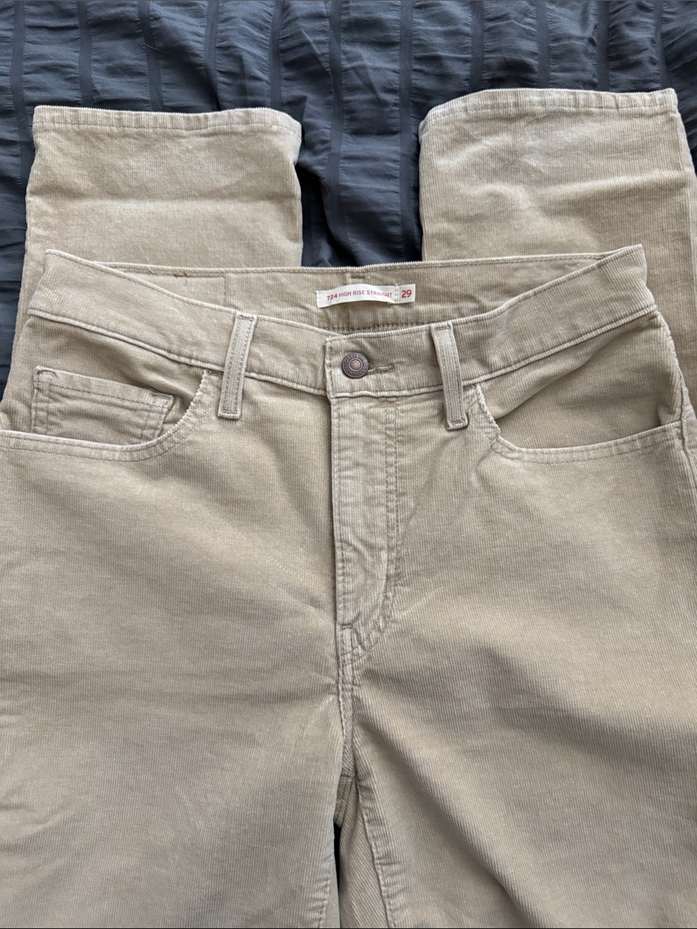 Levi's Women’s Corduroy Pants in Light Taupe